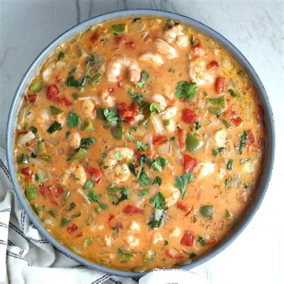  Moqueca de Camarão: Eine cremige Meeresfrüchtesuppe mit exotischem Kokosaroma!